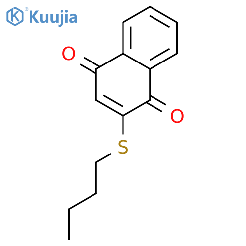 2-(butylsulfanyl)naphthalene-1,4-dione structure