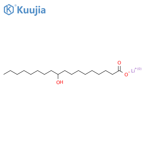 10-Hydroxystearic acid lithium salt structure