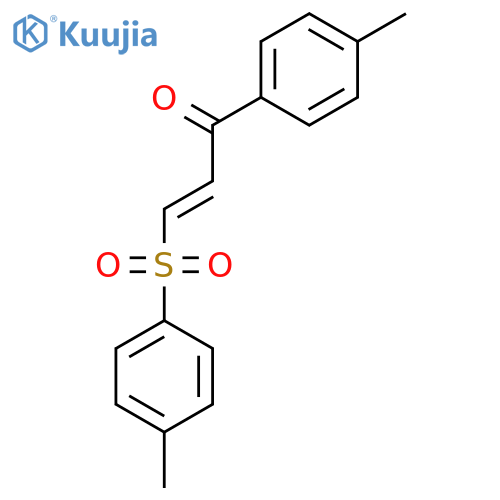 2-PROPEN-1-ONE, 1-(4-METHYLPHENYL)-3-[(4-METHYLPHENYL)SULFONYL]- structure