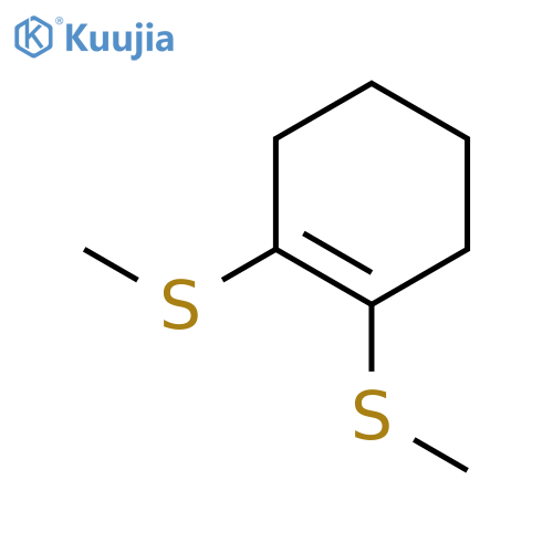 Cyclohexene, 1,2-bis(methylthio)- structure