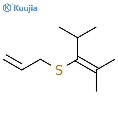 2-Pentene, 2,4-dimethyl-3-(2-propenylthio)- structure