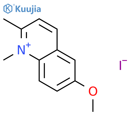 Quinolinium, 6-methoxy-1,2-dimethyl-, iodide structure