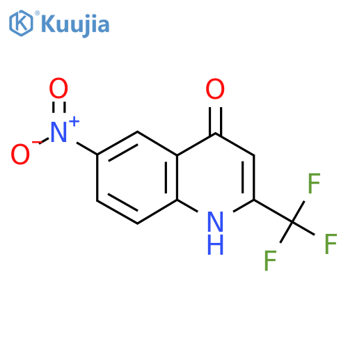 6-Nitro-2-(trifluoromethyl)quinolin-4-ol structure
