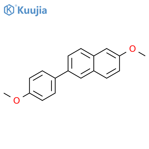 Naphthalene, 2-methoxy-6-(4-methoxyphenyl)- structure