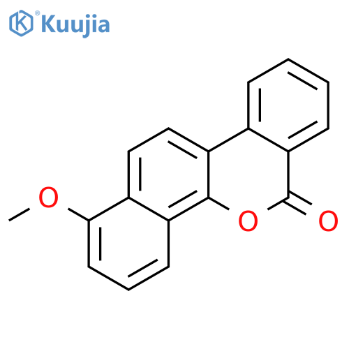 6H-BENZO[D]NAPHTHO[1,2-B]PYRAN-6-ONE, 1-METHOXY- structure