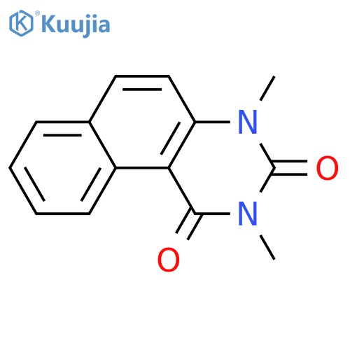 Benzo[f]quinazoline-1,3(2H,4H)-dione, 2,4-dimethyl- structure