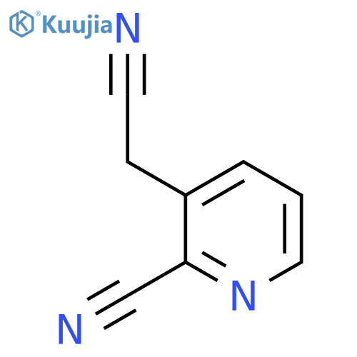 3-(Cyanomethyl)picolinonitrile structure