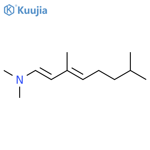 1,3-Octadien-1-amine, N,N,3,7-tetramethyl- structure