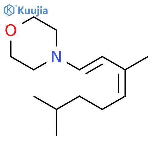 Morpholine, 4-(3,7-dimethyl-1,3-octadienyl)- structure