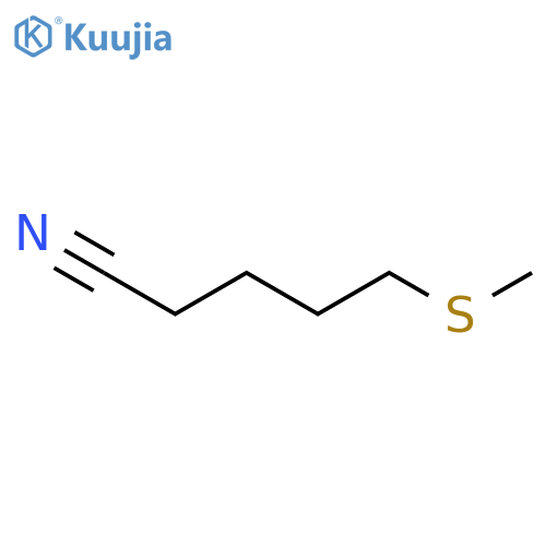 5-(methylsulfanyl)pentanenitrile structure