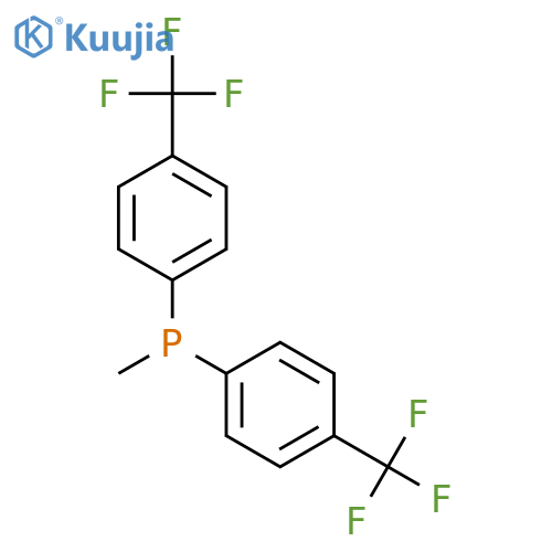 Phosphine, methylbis[4-(trifluoromethyl)phenyl]- structure