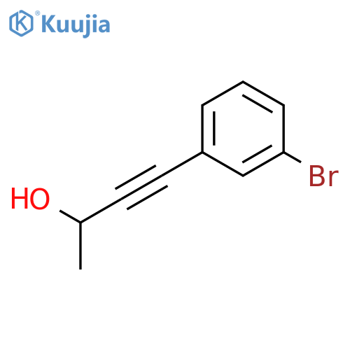 4-(3-bromophenyl)but-3-yn-2-ol structure
