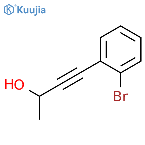 4-(2-bromophenyl)but-3-yn-2-ol structure