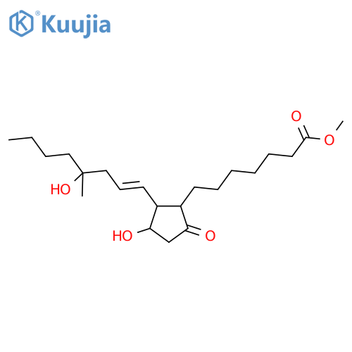 Prost-13-en-1-oic acid, 11,16-dihydroxy-16-methyl-9-oxo-, methyl ester, (11α,13E,16S)- structure