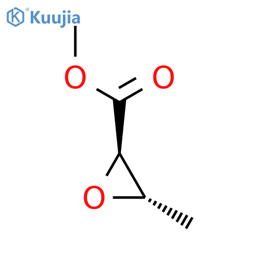 Oxiranecarboxylic acid, 3-methyl-, methyl ester, (2R,3S)-rel- structure
