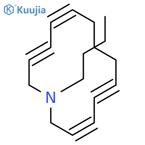 AZACYCLOTETRADECA-3,5,10,12-TETRAYNE, 1-BUTYL- structure
