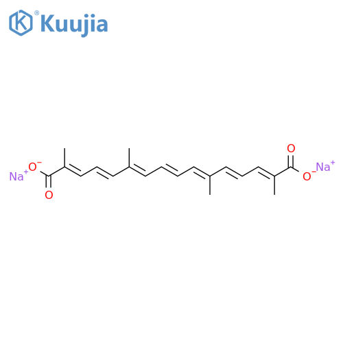 Transcrocetinate disodium structure
