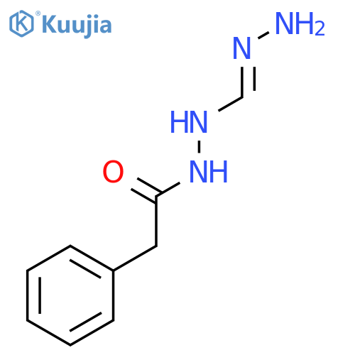 Benzeneacetic acid, 2-(aminoiminomethyl)hydrazide structure
