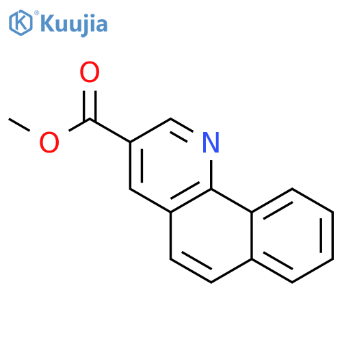 Benzo[h]quinoline-3-carboxylic acid, methyl ester structure