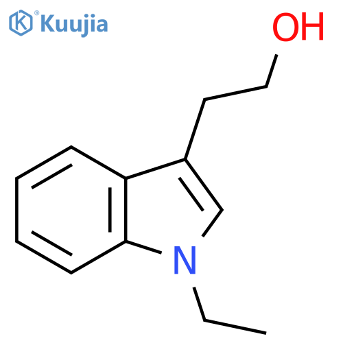 2-(1-Ethyl-1H-indol-3-yl)-ethanol structure