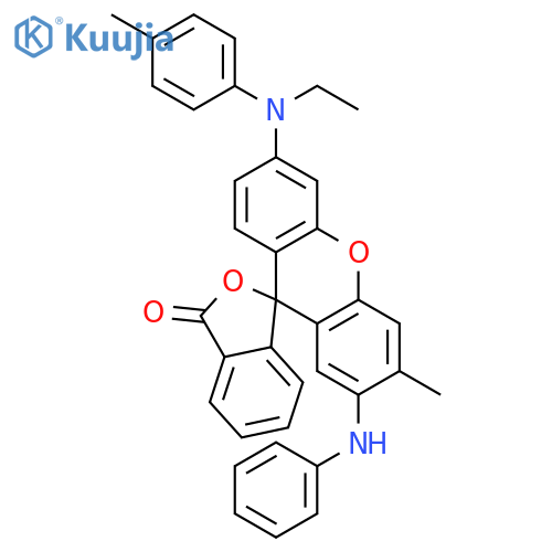 2'-Anilino-6'-[ethyl(p-tolyl)amino]-3'-methylspiro[isobenzofuran-1(3H),9'-[9H]xanthene]-3-one structure
