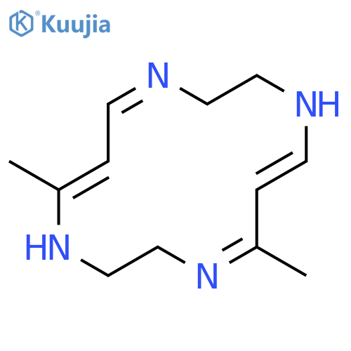 1,4,8,11-Tetraazacyclotetradeca-4,6,11,13-tetraene, 5,14-dimethyl- structure