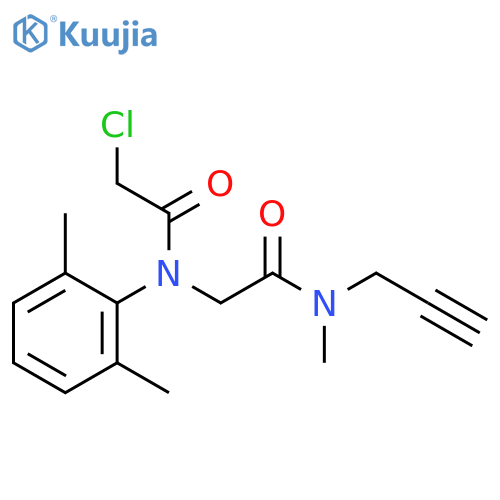 Acetamide,2-[(chloroacetyl)(2,6-dimethylphenyl)amino]-N-methyl-N-2-propynyl- structure