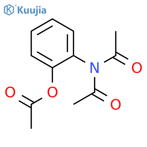 Acetamide, N-acetyl-N-[2-(acetyloxy)phenyl]- structure