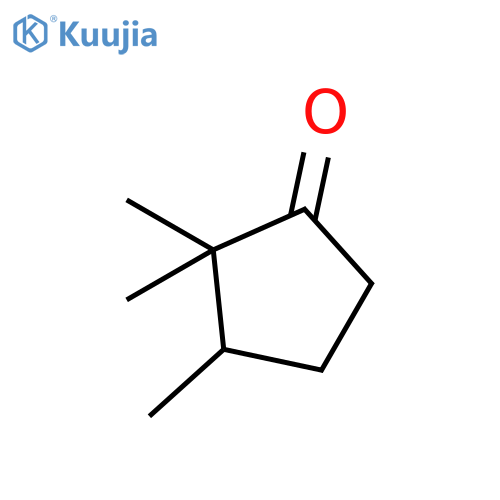 CYCLOPENTANONE, TRIMETHYL- structure