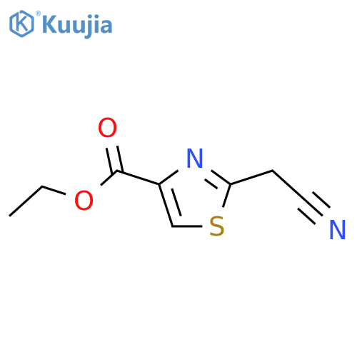 ethyl 2-(cyanomethyl)-1,3-thiazole-4-carboxylate structure