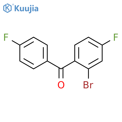 Methanone, (2-bromo-4-fluorophenyl)(4-fluorophenyl)- structure
