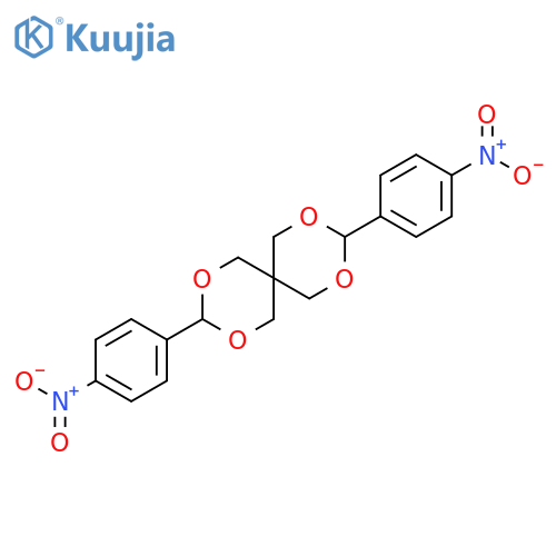 2,4,8,10-Tetraoxaspiro[5.5]undecane, 3,9-bis(4-nitrophenyl)- structure