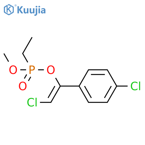 PHOSPHONIC ACID, ETHYL-, 2-CHLORO-1-(4-CHLOROPHENYL)ETHENYL METHYL ESTER structure