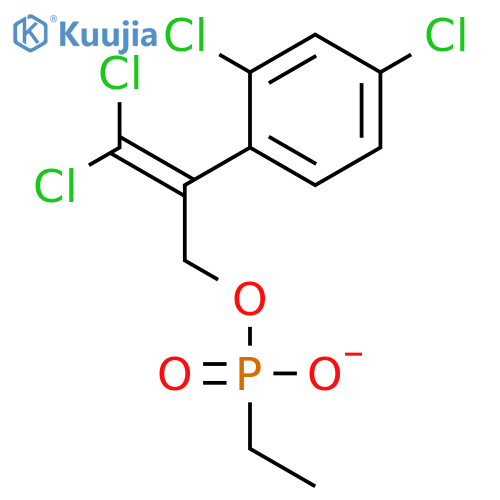 PHOSPHONIC ACID, ETHYL-, 2,2-DICHLORO-1-(2,4-DICHLOROPHENYL)ETHENYLMETHYL ESTER structure
