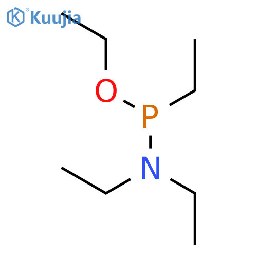 ethyl N,N,P-triethylphosphonamidoite structure