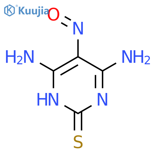 4,6-Diamino-2-mercapto-5-nitrosopyrimidine structure