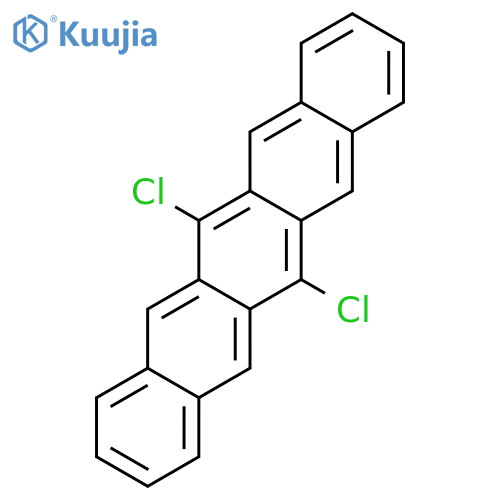Pentacene, 6,13-dichloro- structure