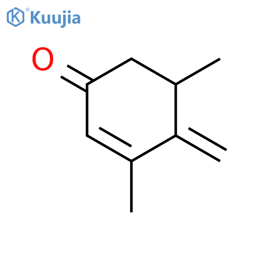 2-CYCLOHEXEN-1-ONE, 3,5-DIMETHYL-4-METHYLENE- structure