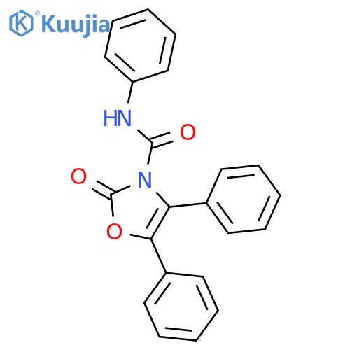 3(2H)-Oxazolecarboxamide, 2-oxo-N,4,5-triphenyl- structure