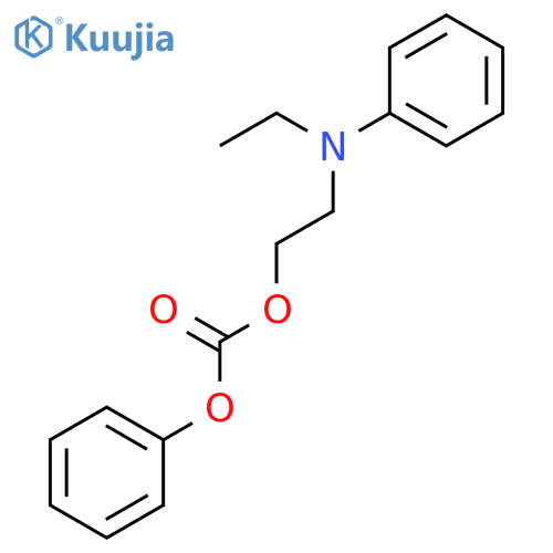 CARBONIC ACID, 2-(ETHYLPHENYLAMINO)ETHYL PHENYL ESTER structure