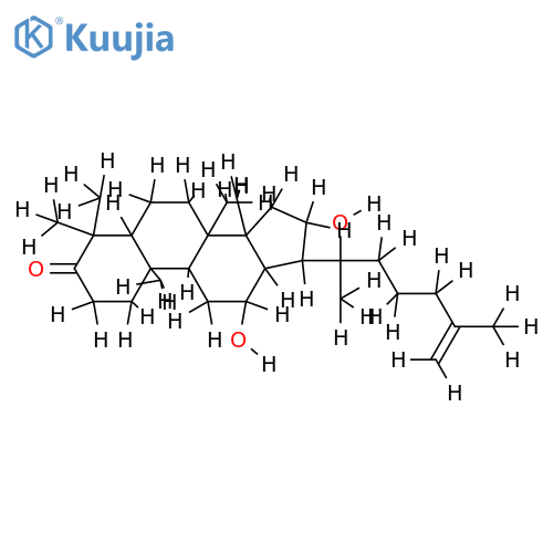 12beta.20beta-Dihydroxy-3-oxo-dammaren-(25) structure