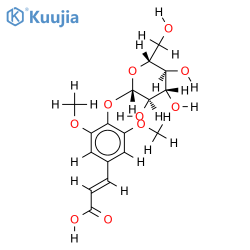 sinapic acid 4-O-glucoside structure