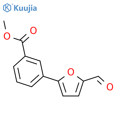 METHYL 3-(5-FORMYL-2-FURYL)BENZOATE structure