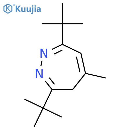 4H-1,2-Diazepine, 3,7-bis(1,1-dimethylethyl)-5-methyl- structure