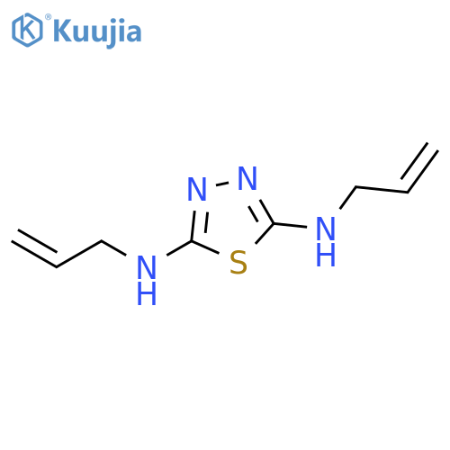 1,3,4-THIADIAZOLE-2,5-DIAMINE, N,N'-DI-2-PROPENYL- structure