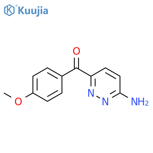 (6-amino-3-pyridazinyl)(4-methoxyphenyl)-Methanone structure