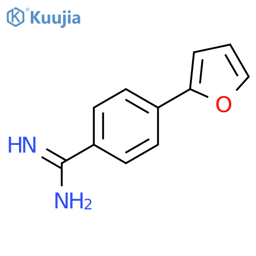 4-(furan-2-yl)benzene-1-carboximidamide structure