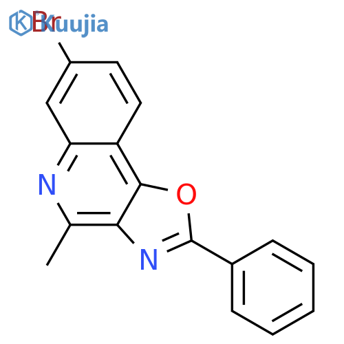 Oxazolo[4,5-c]quinoline, 7-bromo-4-methyl-2-phenyl- structure