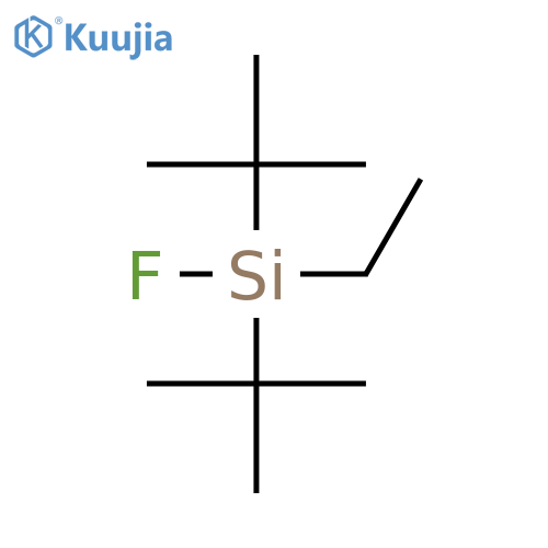 Silane, bis(1,1-dimethylethyl)ethylfluoro- structure