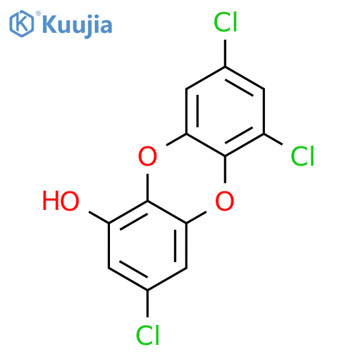 Dibenzo[b,e][1,4]dioxin-1-ol, 3,6,8-trichloro- structure